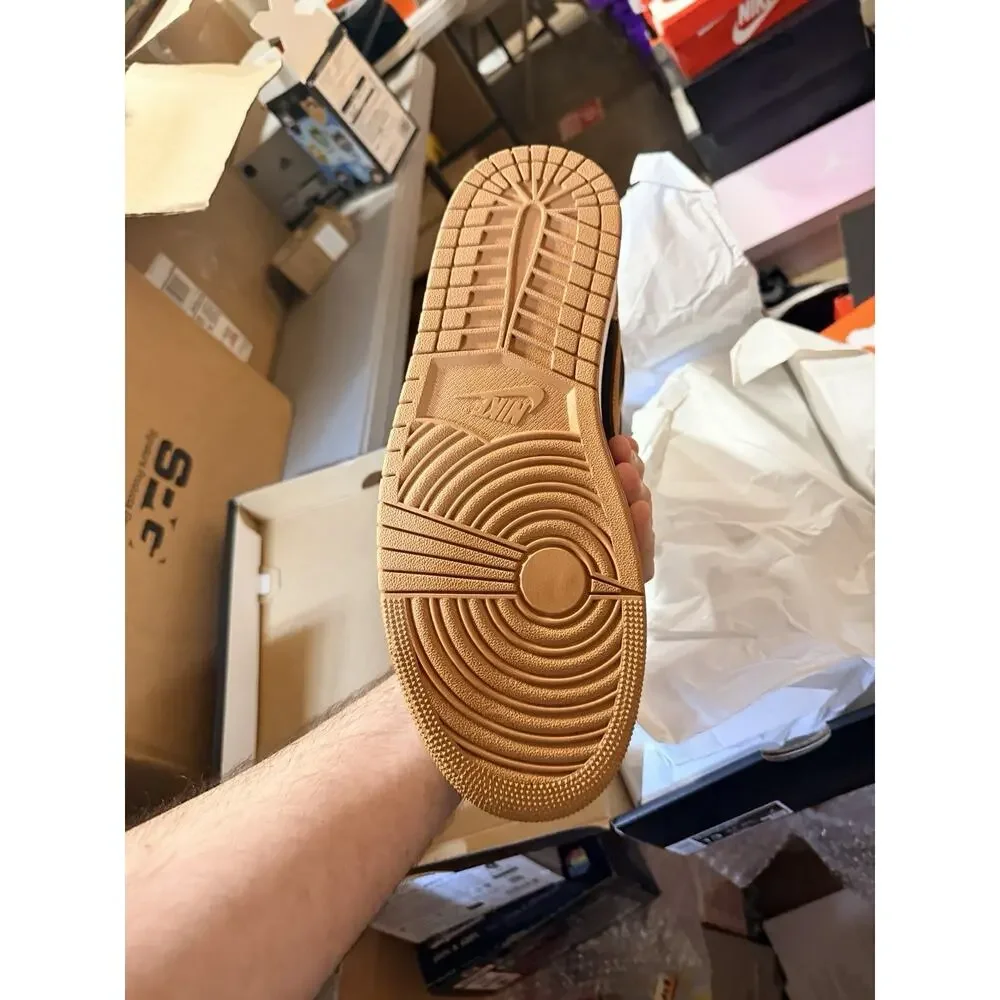 Size 13 - Air Jordan 1 Mid Black Flax